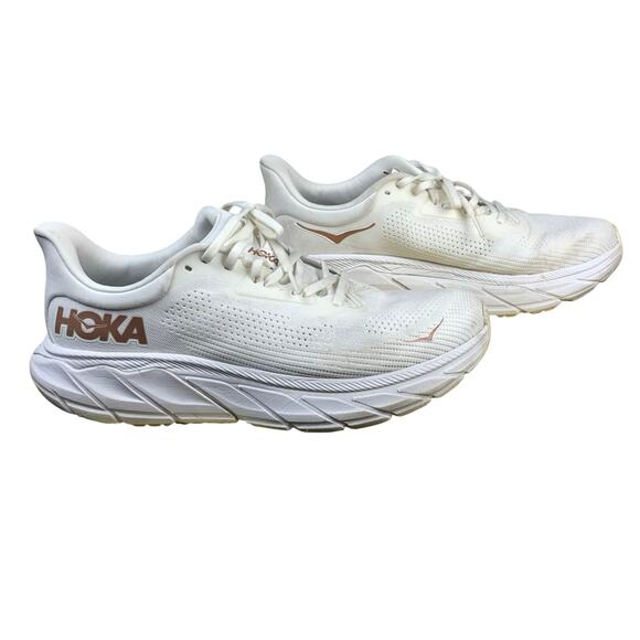 Copied - Hoka One One Arahi 7 White Running Sneakers Shoes Women’s 10.5 B - Picture 2 of 10